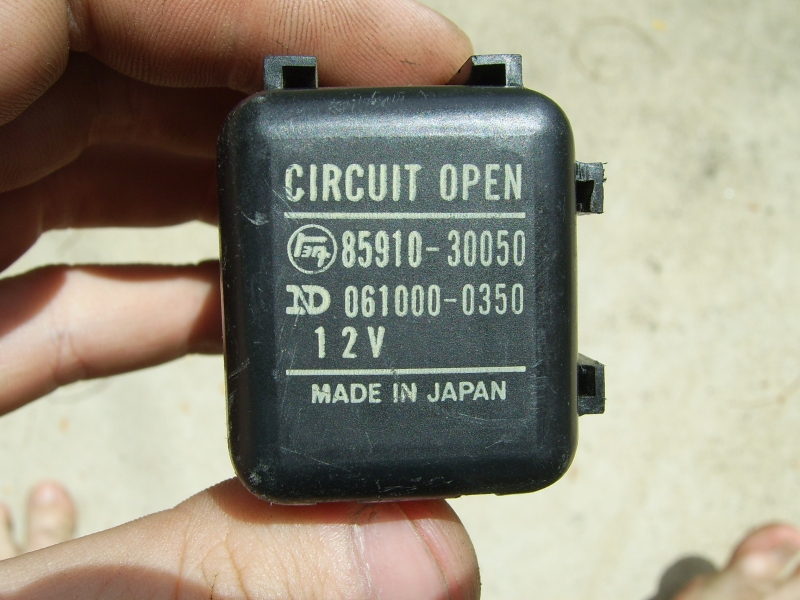 Circuit Opening Relay Wiring - Rollaclub