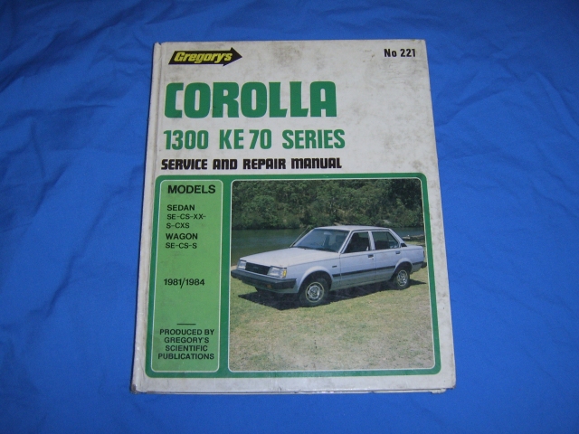 TOYOTA COROLLA E70 Betriebsanleitung 1981 Bedienungsanleitung Handbuch BA 
